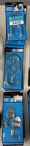 lot 3456 image: New Crawford 10 Piece Peg Board Assortment - 3 - 2pk of Small Tool Hooks  2 - 2pk of Small Bike Hooks�  2 - 2pk of Handle Holders�