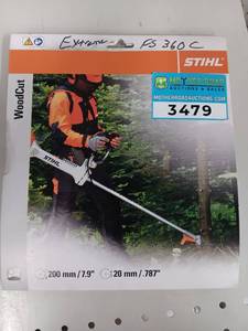 lot 3479 image: STIHL WoodCut Trimmer Line 200mm7.9 x 20mm.787 for FS Series