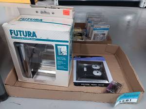 lot 3481 image: Large Lot of a Variety of Bathroom Hardware - Futura Soap Holder, Moen Parts, SuperSpray Aerators and more