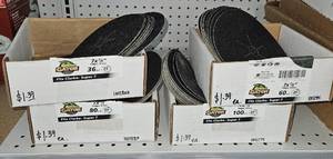 lot 3493 image: Large Lot of Gator 7x78 Edger Discs for Clarke Super 7 - Multiple Grits
