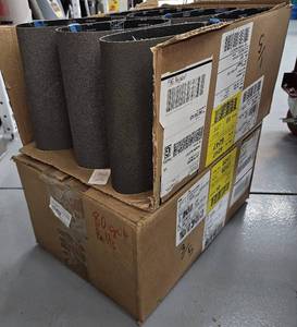 lot 3502 image: Lot of 17 - Top Ceramic P60 Sanding Belts for Clarke EZ-8 Drum Sander