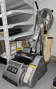 lot 3504 image: American Sanders EZ-8 Drum Floor Sander - Heavy duty 1-12 hp dual capacitor motor provides power for the most demanding jobs Model 07058A Retail $6897.00
