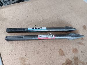 lot 3527 image: Lot of 2 New Vulcan Stealth Point SDS Max Demolition Tool Accessories