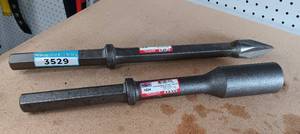 lot 3528 image: Lot of 2 New Vulcan Stealth Point 1-18 x 14 Demolition Tool #8019