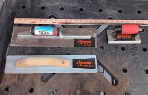 lot 3536 image: Misc Lot of Marshalltown Concrete Tools