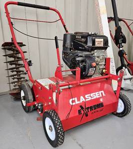 lot 3320 image: Classen TS-20 Turf Seeder with Kohler Command Pro 7 Engine SN002215 w Extra Blade Reel