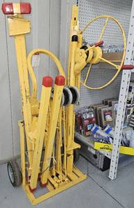 lot 3330 image: Paragon Pro Panel Lift Drywall Lift with Cart Model 138-2