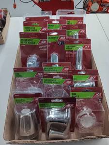 lot 3346 image: 15 Pieces in Original Packaging UNUSED ACE Hardware Faucet Handle Assortment Lot - Sink, Shower, Universal Models