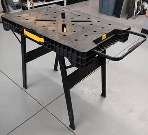 lot 3352 image: DeWalt Portable Folding Work Table with Handle