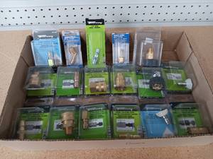 lot 3361 image: 17 Pieces in Original Packaging UNUSED Forney Quick Connect Fittings and Accessories Lot
