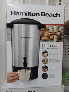 lot 3400 image: UNUSED Hamilton Beach Commercial Coffee Urn 15-45 Cup Capacity