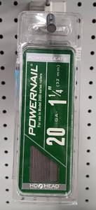 lot 3413 image: Lot of Eight (8) - Powernail 20 Gauge 1-14 inch Cleats for Model 2000 Series Nailers