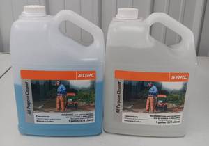lot 3578 image: STIHL All Purpose Cleaner Concentrate Designed for Pressure Washing - 1 Gallon (2 Pack) - Each Full Gallon Makes Up To 17 Gallons of Cleaner - One Unopened and One 34 Full
