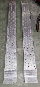 lot 3605 image: 8Ft Granite Industries Aluminum Loading Ramps 500lb Capacity