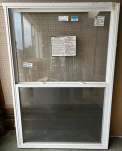 lot 3631 image: BMD Belmont Single Hung Vinyl Window 45.5x66.5 Double Glazed