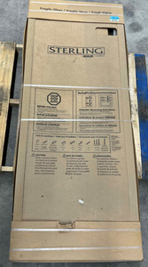 lot 3643 image: Sterling Bypass Shower Door by Kohler Model SP5965-465-G06 - Installation Kit with Instructions