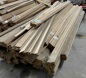 lot 3652 image: Bulk Wood Trim Molding Bundle - One House Worth of Trim