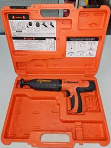 lot 3466 image: Ramset Cobra Powder Actuated Tool #10105214 - Use for attaching 2 x 4s, furring strips and electrical boxes to concrete and steel New silencer feature reduces jobsite noise Adjustable load strength for optimum penetration into base material