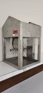 lot 3074 image: Commercial Stainless Steel Rotisserie Display Case
