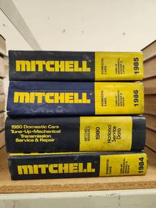lot 3144 image: Mitchell Domestic Cars Service Manuals 1980-1986 Collection