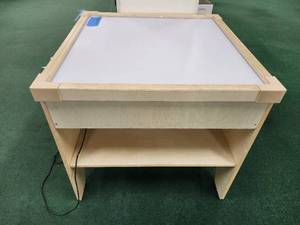 lot 3175 image: Kaplan Early Learning Light Table with Storage Shelf