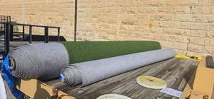 lot 15874 image: 2 Rolls of Turf 12ft x 74ft