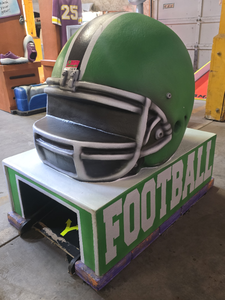 lot 15879 image: Large Football Helmet Display Stand with Base
