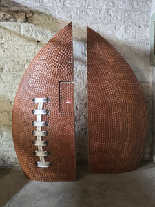 lot 15881 image: Large Decorative Football Wall Art with Hidden Door