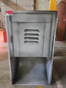 lot 15885 image: Decorative Gym Locker with Football Jerseys On the Side
