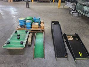 lot 15889 image: Putt Putt Golf- Football Field Game Board with Magnetic Pucks