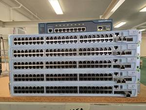 lot 9089 image: 3Com Network Switch Bundle with Cisco Catalyst 2960 Series Console