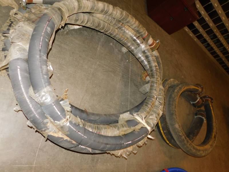 lot 1592 image: Large Lot of Flex Suction Hoses Misc Sizes and Lengths