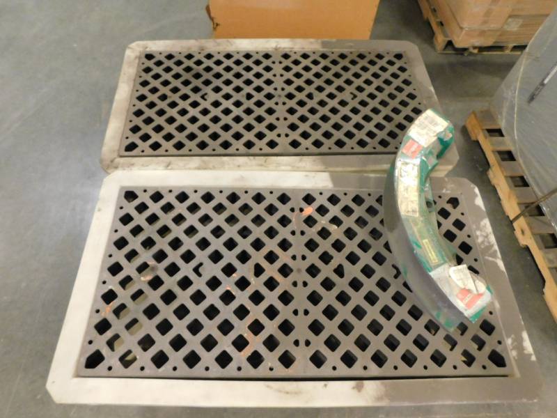 lot 1600 image: Lot of Barrel Spill Containment Stands and Greenlee Ductile Iron Shoe