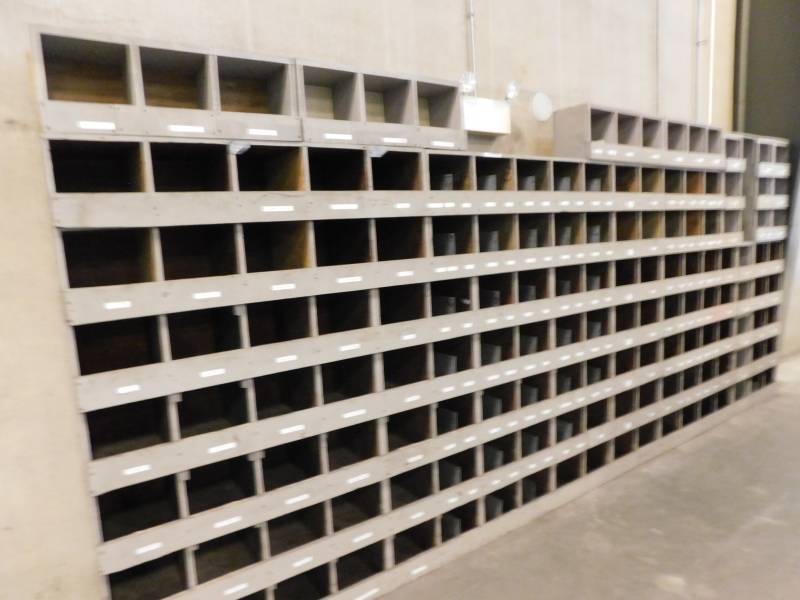 lot 1630 image: Large Lot of Wall Parts Storage Bins