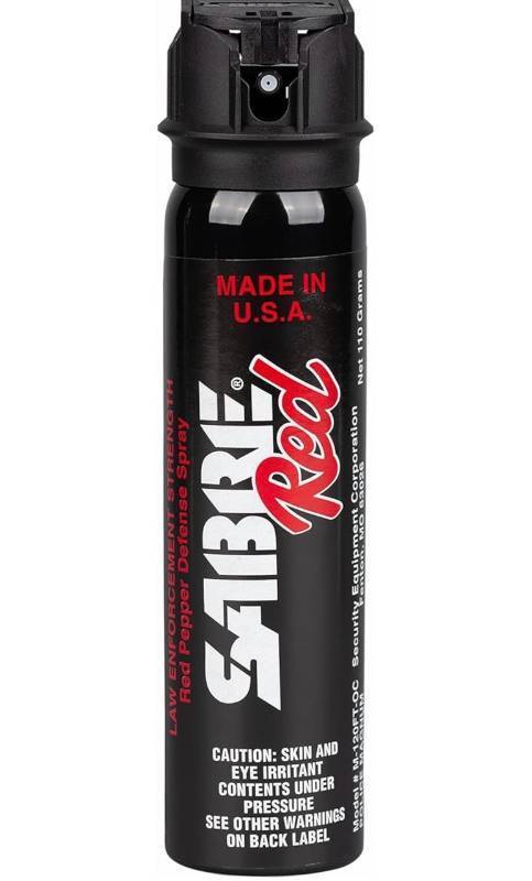 lot 10099 image: SABRE Magnum 120 Pepper Spray, 40 Bursts, 12-Foot (4-Meter) Range, Extra Large 92.4 Gram Canister, UV Marking Dye, Flip Top Safety, Black