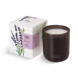 lot 9812 image: Sprig by Kohler Sleep Aromatherapy Candle with Lavender and Vanilla, 100% Natural Soy-Coconut Wax, Relaxing and Peaceful Scent, Gift for Holidays, 8 oz