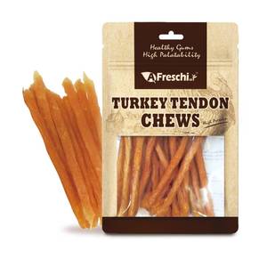 lot 9845 image: Afreschi Soft Turkey Tendon Strip 3.5 oz, Dog Treats for Soft Series, All Natural Human Grade Dog Treat, Suitable for Training chew, Turkey Sourced from USA, Rawhide Alternative, Soft Stick
