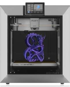 lot 9860 image: QIDI PLUS4 3D Printer, Max 600mms High-Speed Printing, 65C Chamber Heat, Fully Auto Leveling, 370C Direct Extruder with Integrated Nozzle, Support PPS CF Filaments, Large Print Size 12in x 12in x 11in Retail $799.00