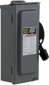 lot 9901 image: Square D by Schneider Electric D222NRB Fusible General Duty Safety Switch 60 Amp 240 VAC 2 Pole Retail $192.00
