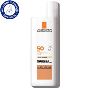 lot 9935 image: La Roche Posay Laboratoire Dermatologique Anthelios 50 Tinted Mineral Face Broad Spectrum SPF 50 Sunscreen  LOTION