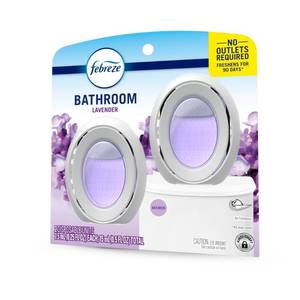 lot 9952 image: Febreze Light Lavender Bathroom Air Freshener - 2ct