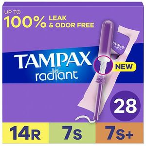 lot 9955 image: TAMPAX RADIANT MULTI REGULAR SUPER SUPER PLUS, 28 TAMPONS