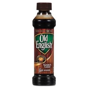 lot 9972 image: Old English Scratch Cover For Dark Woods 8oz Bottle Wood Polish