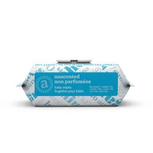 lot 10047 image: Amazon Elements Baby Wipes 90 count