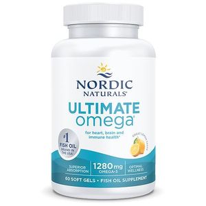 lot 10065 image: Nordic Naturals Ultimate Omega 3 Fish Oil Supplement Softgels - 60ct
