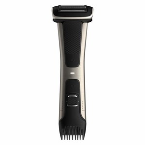 lot 10075 image: Philips Norelco - Series 7000 Bodygroom - Silver (Missing Four-Directional Pivoting Shaver Head)
