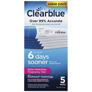 lot 10081 image: Clearblue Early Detection Pregnancy Tests - 5ct