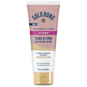 lot 10085 image: Gold Bond Age Renew Tight & Firm Body & Face Lotion 8oz