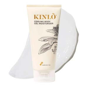 lot 10098 image: Kinlo Cooling Body Gel Moisturizer 6oz  Hydrating Skin Care Body Lotion  Aloe  Glycerin  Black Owned Skincare