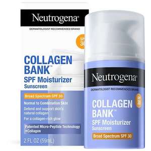lot 10119 image: Neutrogena Collagen Bank Daily Face Moisturizer with SPF 30 2 fl oz
